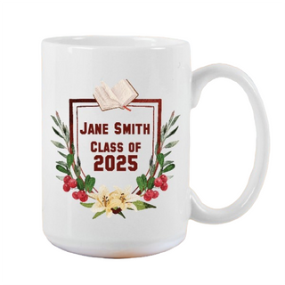Graduation Flowers Ceramic Mug
