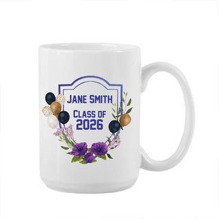 Graduation Balloons Ceramic Mug Things Engraved