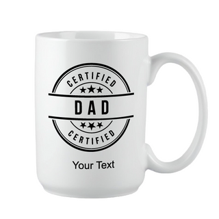 Certified Dad Mug 15 Oz