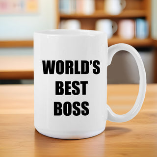 World's Best Boss Ceramic Mug