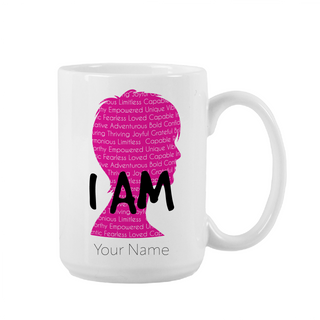 Inspirational Ceramic Mug for Her 15 oz