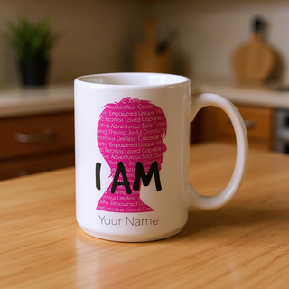 Inspirational Ceramic Mug for Her 15 oz