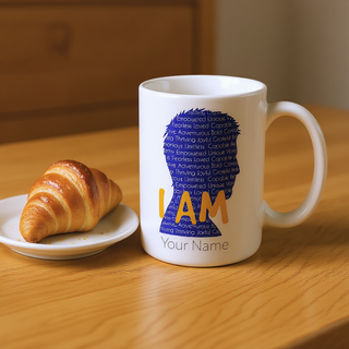 Tasse en céramique inspirante pour lui 15 oz
