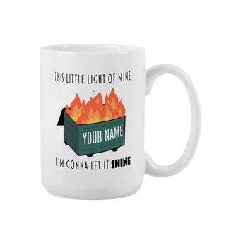 Tasse en céramique Dumpster Fire 15 oz