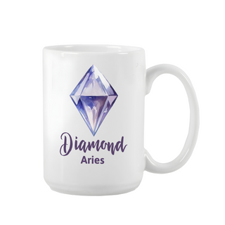 Zodiac Birth Gem Mug 15 oz