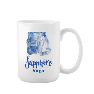 Zodiac Birth Gem Mug 15 oz