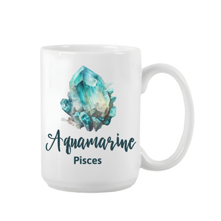 Zodiac Birth Gem Mug 15 oz