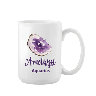 Zodiac Birth Gem Mug 15 oz