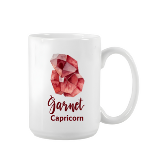 Zodiac Birth Gem Mug 15 oz