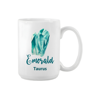 Zodiac Birth Gem Mug 15 oz