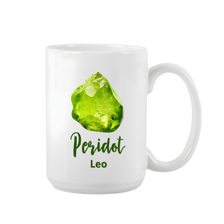 Zodiac Birth Gem Mug 15 oz