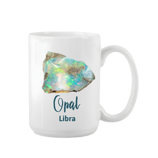 Zodiac Birth Gem Mug 15 oz