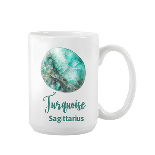 Zodiac Birth Gem Mug 15 oz