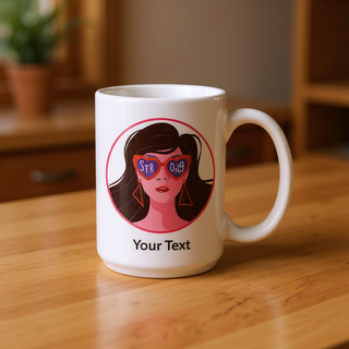 Strong Woman Ceramic Mug 15 oz
