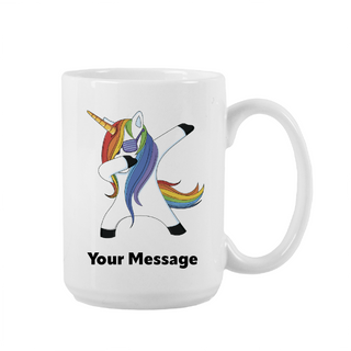 Tasse en céramique Dabbing Unicorn 15 oz