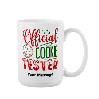 Tasse en céramique officielle pour testeur de biscuits 15 oz