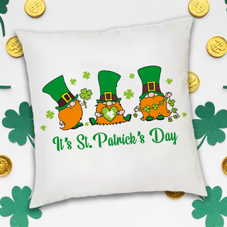 Gnomes St Patrick Day Custom Pillow