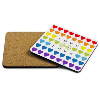 Love is Love Square Coaster