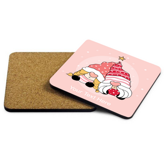 Christmas Gnomes Square Coaster