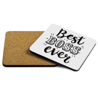 Best Boss Ever Square Coaster