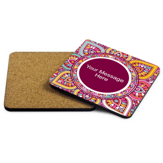 Custom Mandala Square Coaster