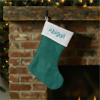 Solid Colour Christmas Stocking Things Engraved