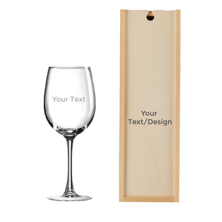 Wine Glass with Wine Box Set