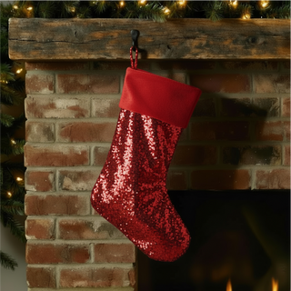 Red Sequin Stocking Things Engraved