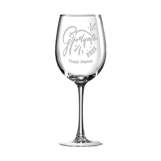 Graduate 2025 White Wine Glass