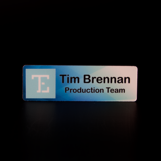 Customized Name Badge 1x3