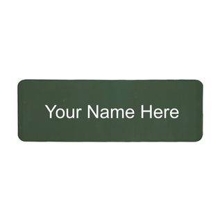 Name Tag with Chalkboard Design