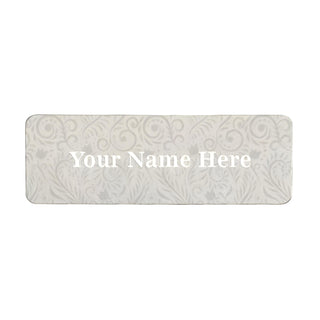 Vintage Floral Name Tag