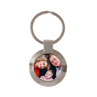 Round Keychain with Custom Photo