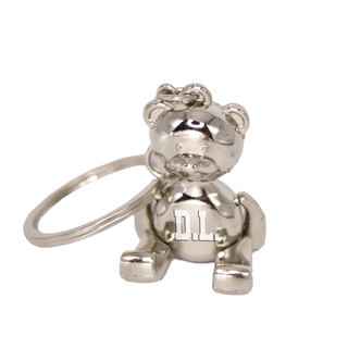 Metal Teddy Bear Keychain