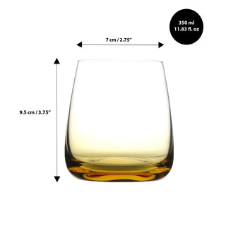 Personalized Christmas Amber Whiskey Glass 350ml/12oz – Custom Engraved Lead-Free Crystal Barware