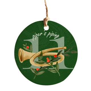 12 Days of Christmas Ceramic Ornaments