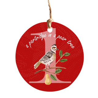 12 Days of Christmas Ceramic Ornaments