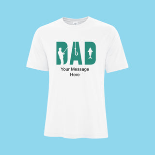 T-shirt blanc « Le papa de la bobine »