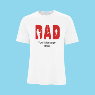 T-shirt blanc « Le papa de la bobine »