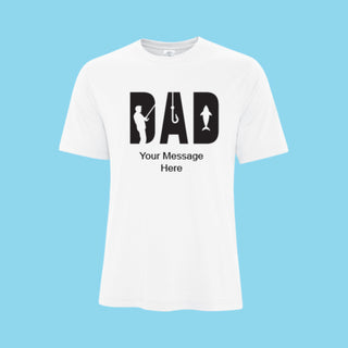 T-shirt blanc « Le papa de la bobine »