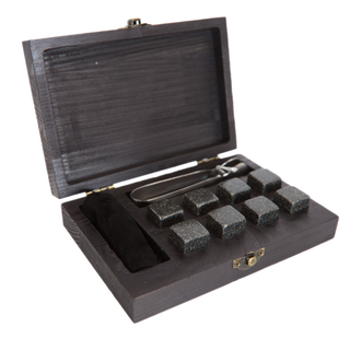 Whiskey Stone Gift Set with Custom Engraving