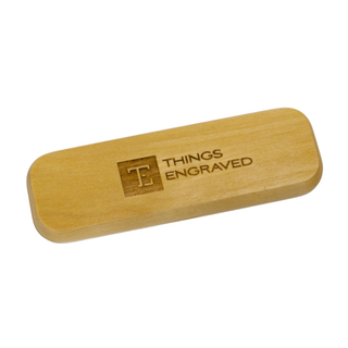 Maple Engraved Pen Set - Ballpoint Pen in Personalized Wooden Box