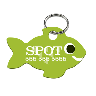 Cute Fish Shaped Pet Tag