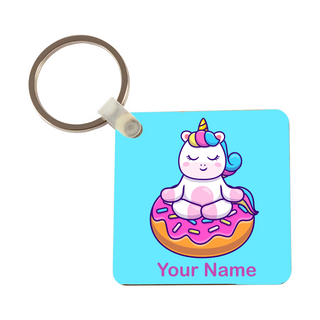 Yogi's Square Keychain with Personalization