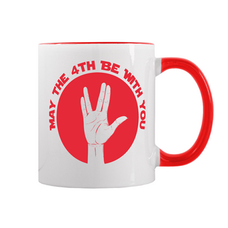 May the 4th Be With You Ceramic Mug RED