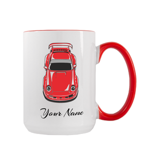 Custom Name Car Lovers Mug 15 oz