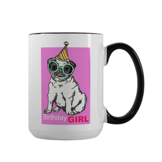 Birthday Girl Custom Ceramic Mug 15 oz