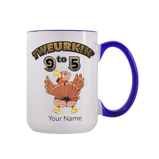 Dancing Turkey Mug 15 oz