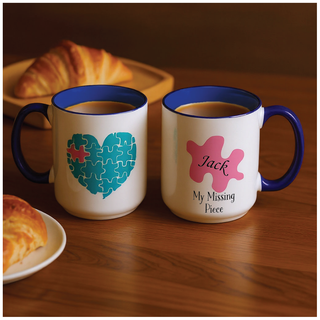 My Missing Piece Ceramic Mug for Him 15 oz