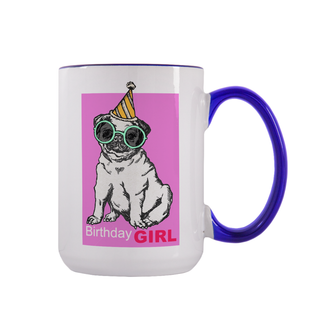 Birthday Girl Custom Ceramic Mug 15 oz